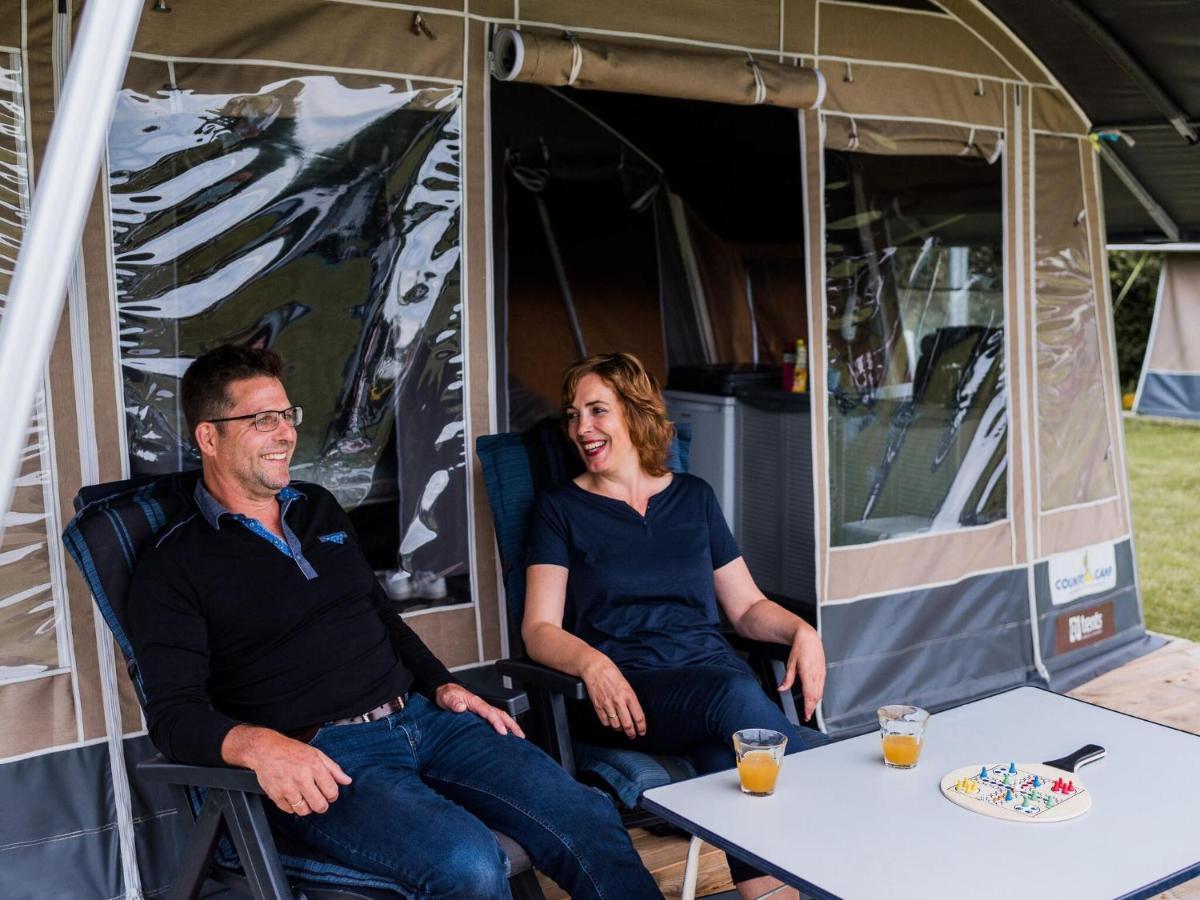 Nice Tent Lodge On A Campsite, Bordering The Forest, Luxembourg At 27 Km Medernach Exteriör bild